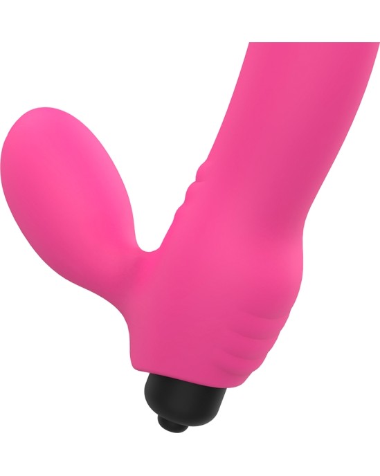 Ohmama Vibrators OHMAMA - BIX DOUBLE STIMULATION VIBRATOR XMAS EDITION PINK