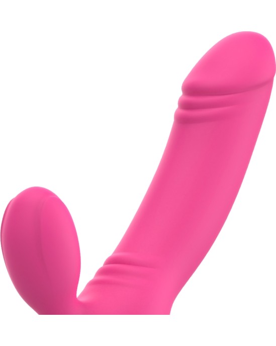 Ohmama Vibrators OHMAMA - BIX DOUBLE STIMULATION VIBRATOR XMAS EDITION PINK