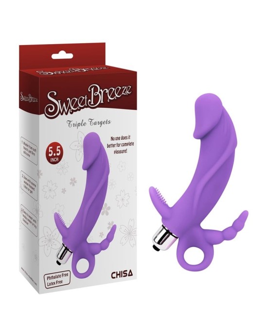 Chisa Stimulator Venus 4.7 x 3.7 cm Silicone Purple