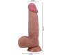 Pretty Love High Grade PRETTY LOVE - SLIDING SKIN SERIES REALISTIC DILDO WITH SLIDING BROWN SKIN SUCTION CUP 21.8 CM