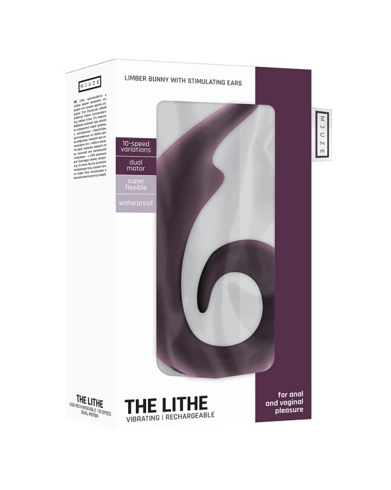 Mjuze THE LITHE RECHARGEABLE VIBRATOR PURPLE