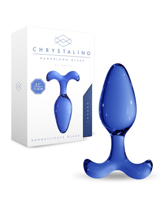 Chrystalino EXPERT GLASS PLUG BLUE