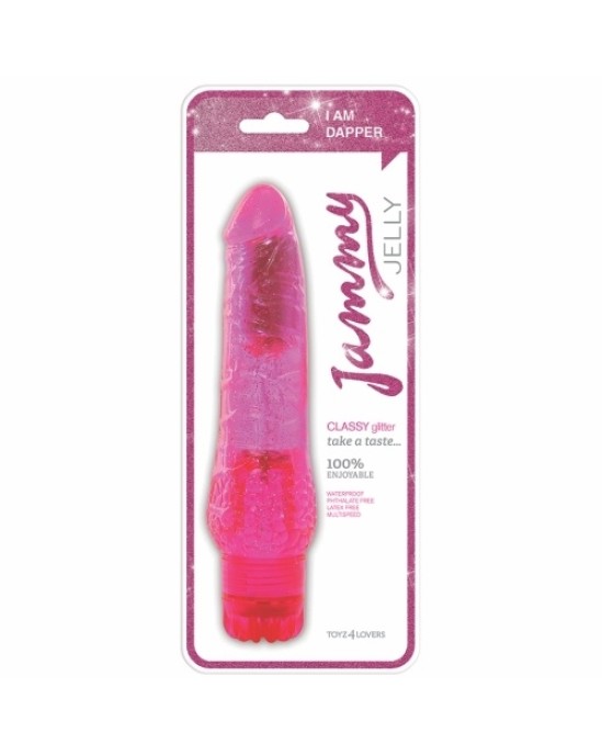 Toyz4Lovers JAMMY JELLY КЛАССНЫЙ ВИБРАТОР С БЛЕСКАМИ