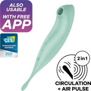 Satisfyer TWIRLING PRO VIBRATORS AR CONNECT APP MINT