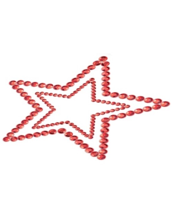 Bijoux Indiscrets MIMI STAR NIPPLE COVERS RED