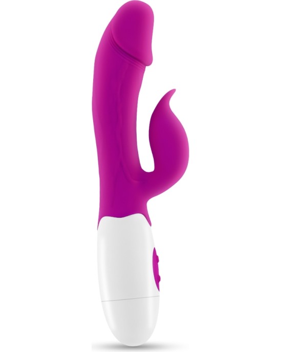 Crushious MOCHI RABBIT VIBRATOR PURPLE WITH WATERBASED LUBRICANT INCLUDED