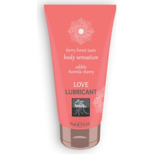 Shiatsu™ SHIATSU? EDIBLE LOVE BERRY BOOST LUBRIKANTS AR ACEROLAS UN ĶIRŠU GARŠU 75 ml