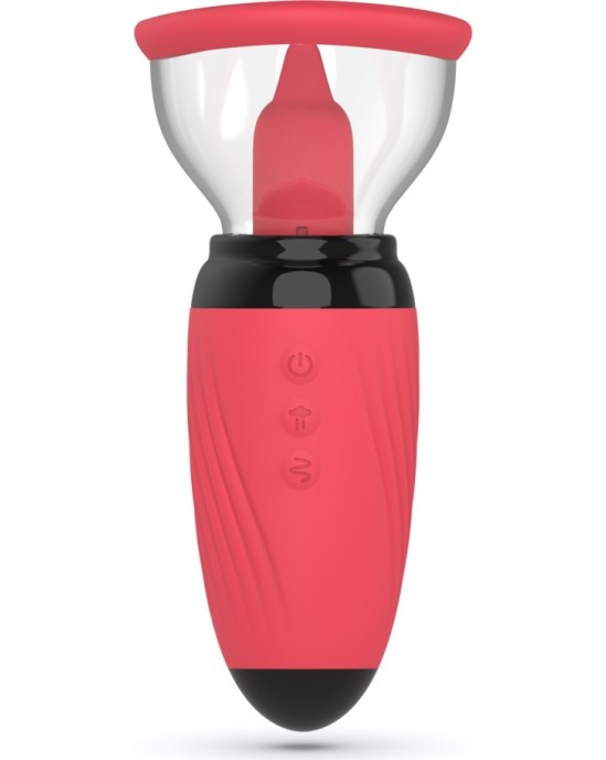 Crushious SCARLET VULVA PUMP RECHARGEABLE STIMULATOR