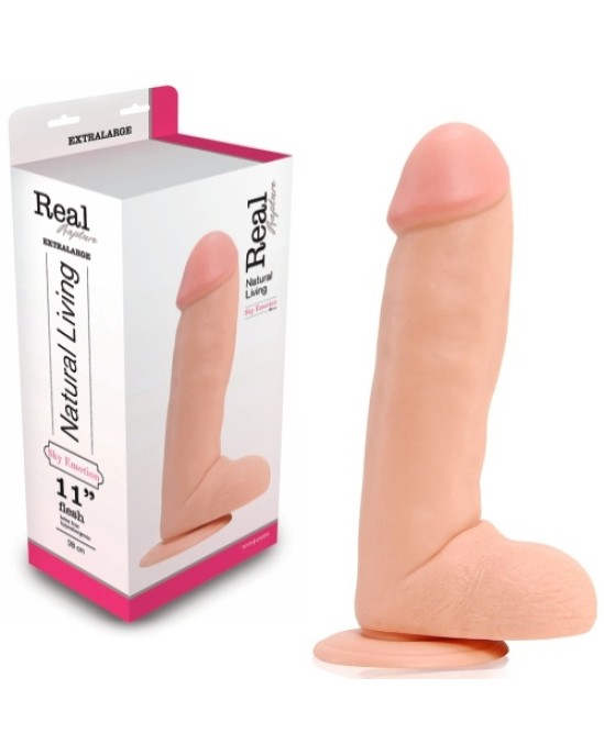 Toyz4Lovers REAL RAPTURE SKY EMOTION REALISTIC DILDO 11'' WHITE