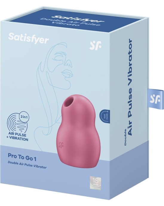 Satisfyer PRO TO GO 1 КРАСНЫЙ СТИМУЛЯТОР