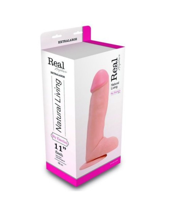 Toyz4Lovers REAL RAPTURE SKY EMOTION REĀLISTS DILDO 11'' BALTS