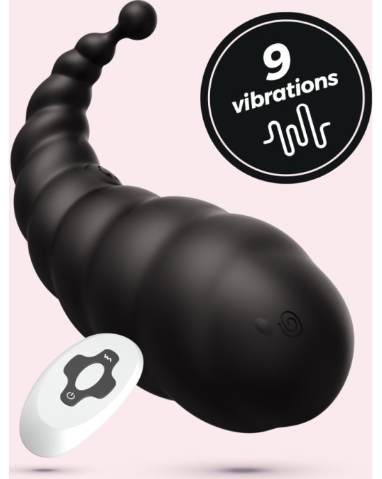 Crushious COCOON RECHARGEABLE VIBRATING EGG WITH WIRELESS REMOTE CONTROL BLACK