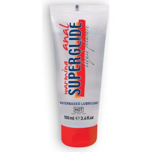 Hot™ SILDOŠA ANĀLĀ SUPERGLIDE ŪDENS BĀZES LUBRIKANTS KARSTA? 100 ml