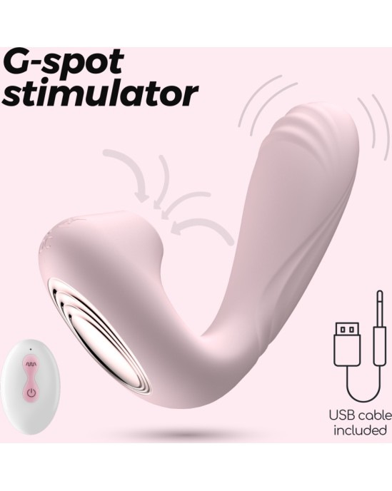 Crushious POOKIE + REMOTE CONTROLLED STIMULATOR PINK