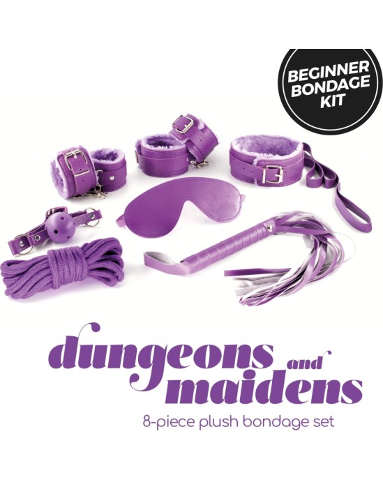 Crushious DUNGEONS & MAIDENS BDSM KIT PURPLE