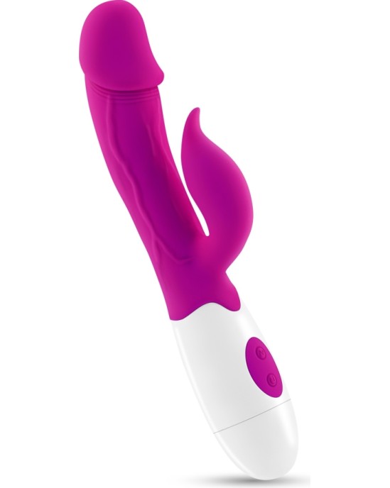 Crushious MOCHI RABBIT VIBRATOR PURPLE WITH WATERBASED LUBRICANT INCLUDED