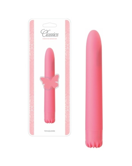 Toyz4Lovers KLASIKA VIBRATORS ROZĀ VIDĒJS