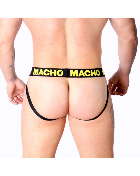 Macho Underwear MACHO — MX25A JOCK LYCRA YELLOW S