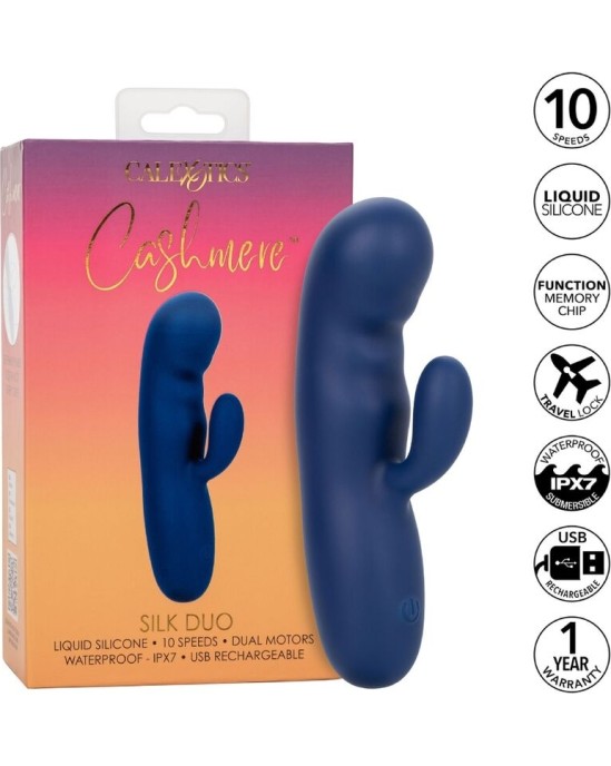 California Exotics CASHMERE SILK DUO BLUE