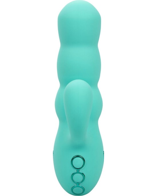 California Exotics DEL MAR DIVA VIBRATOR RABBIR AQUA GREEN BY CALIFORNIA DREAMING