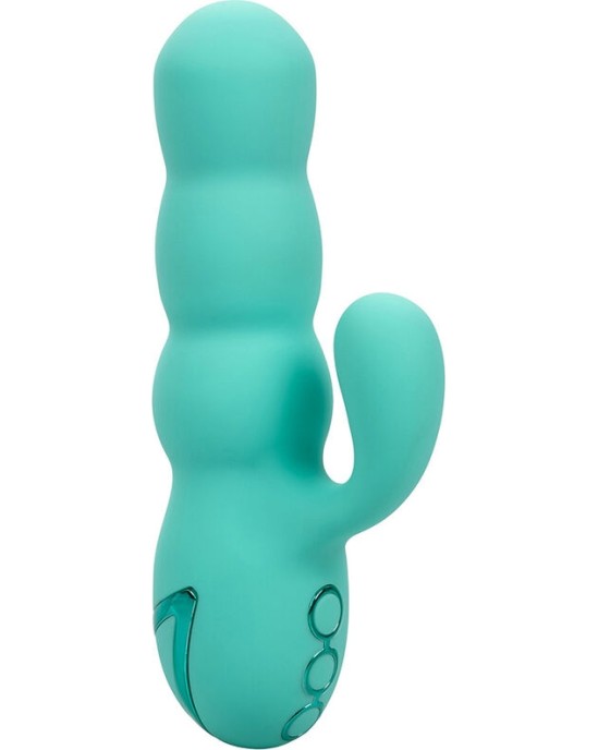 California Exotics DEL MAR DIVA VIBRATOR RABBIR AQUA GREEN BY CALIFORNIA DREAMING