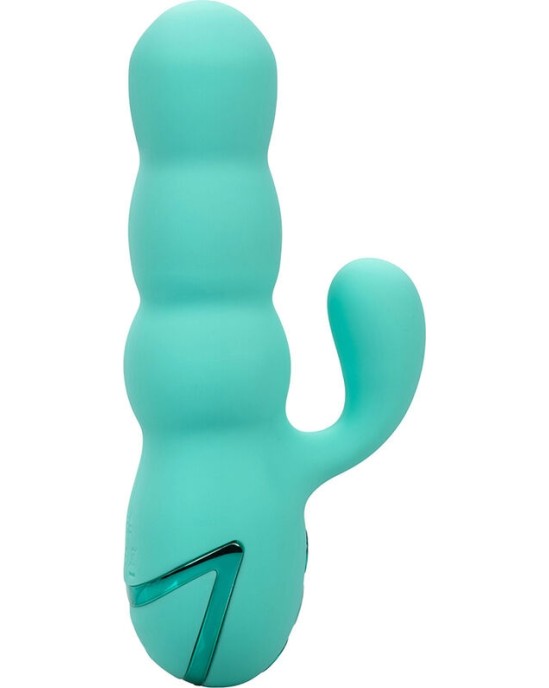 California Exotics DEL MAR DIVA VIBRATOR RABBIR AQUA GREEN BY CALIFORNIA DREAMING