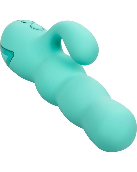 California Exotics DEL MAR DIVA VIBRATOR RABBIR AQUA GREEN BY CALIFORNIA DREAMING