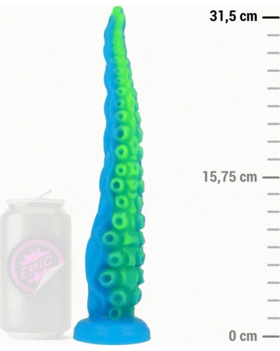 Epic SCYLLA FLUORESCENT PLĀNS tausteklis DILDO LIELA IZMĒRA