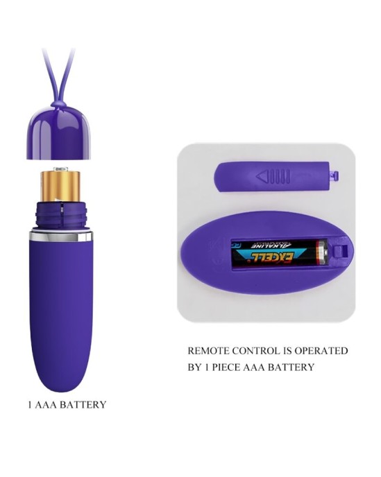 Pretty Love - DARLENE YOUTH VIOLET MINI VIBRATING BULLET