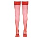 Cottelli Legwear Sarkanas pieturas zeķes 2