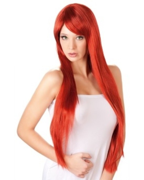 Cottelli Accessoires Long Straight Red Wig