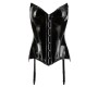 Black Level Vinyl Corset XL