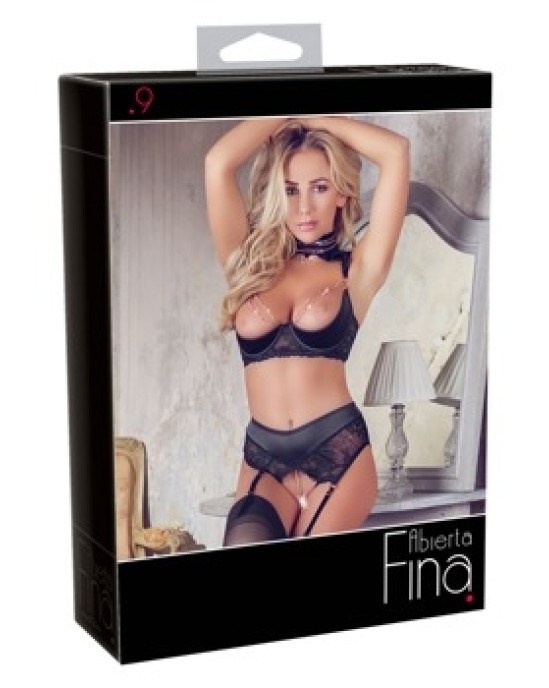 Abierta Fina Shelf Bra Set 75B/S