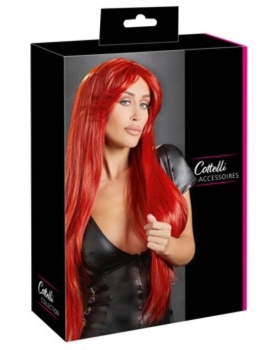 Cottelli Accessoires Long Straight Red Wig