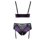 Cottelli Curves BH Set purple/black2XL