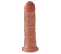 King Cock 8 inch Tan