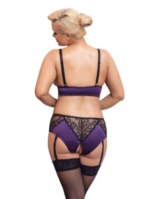 Cottelli Curves BH Set purple/black2XL