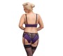 Cottelli Curves BH Set purple/black2XL