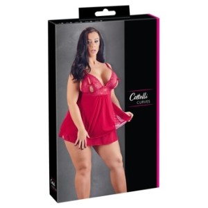 Cottelli Curves Babydoll sarkans 2XL