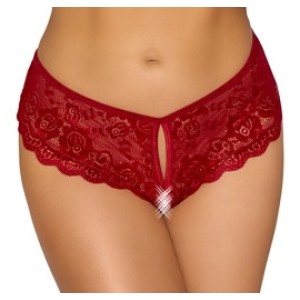 Cottelli Lingerie Biksītes bez kājstarpēm sarkanas M