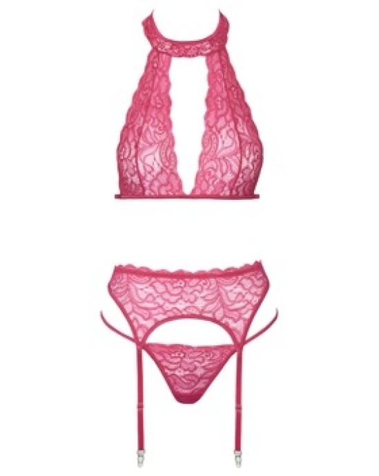 Cottelli Lingerie Bra Suspender Set L/XL