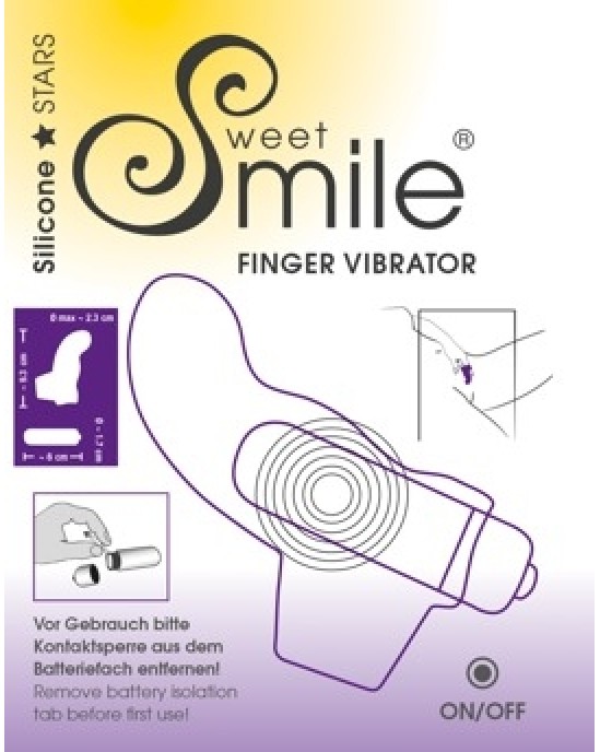 Sweet Smile Pirkstu vibrators