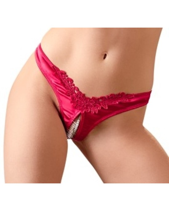 Cottelli Lingerie Briefs Pearls red M