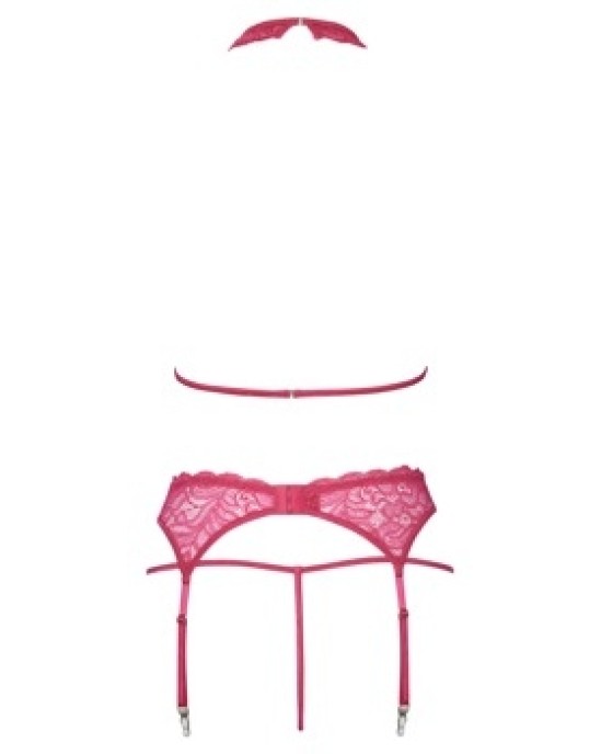 Cottelli Lingerie Bra Suspender Set L/XL