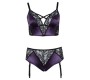 Cottelli Curves BH Set purple/black2XL