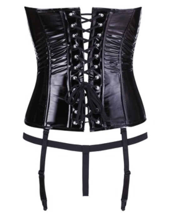 Black Level Vinyl Corset black2XL