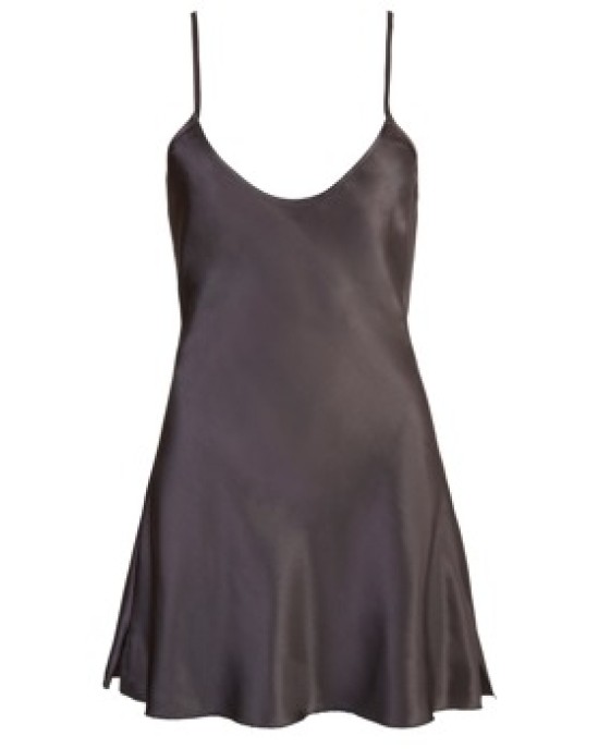 Cottelli Lingerie Satin Chemise Black L