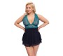 Cottelli Curves Babydoll petrol3XL