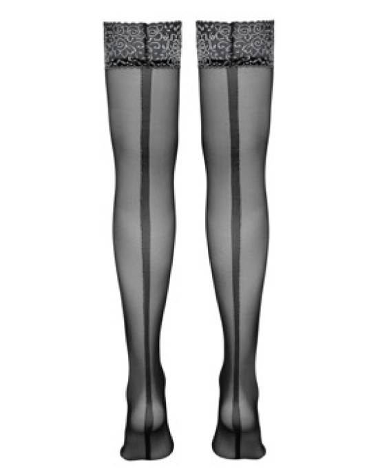 Cottelli Legwear Hold-up Stockings with Seam 3