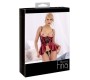 Abierta Fina Shelf Bra Set red 75B/S